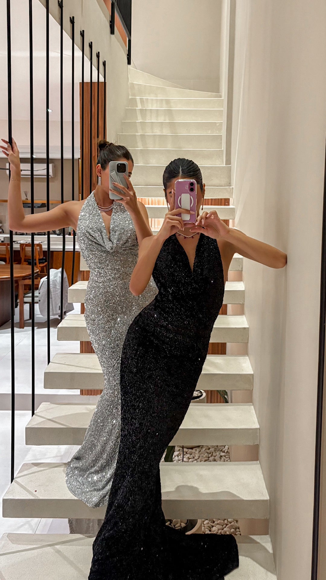 Black & Silver Dress